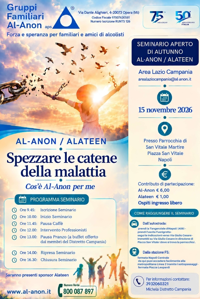 Seminario aperto Al-Anon Area Lazio Campania