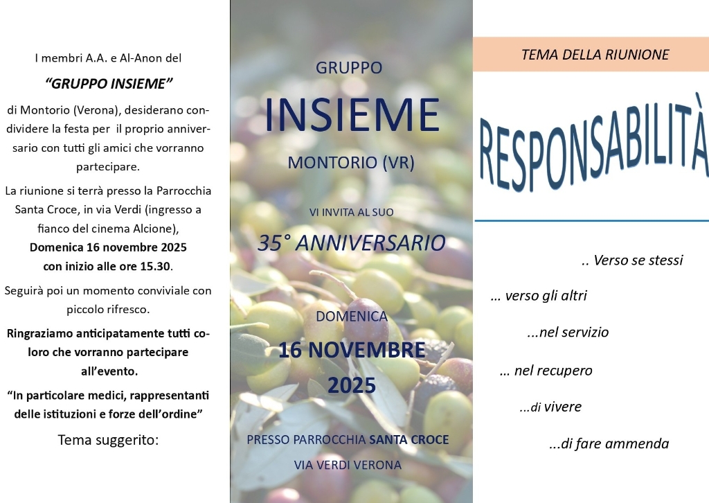 35° Anniversario Gruppo "Insieme"