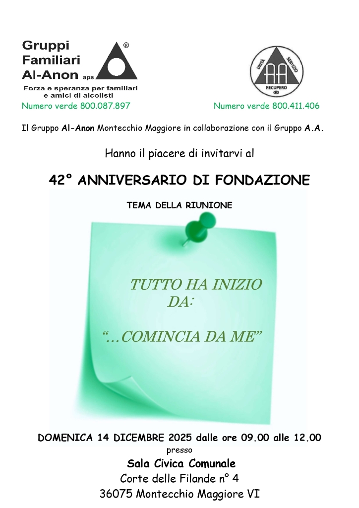 42° Anniversario Gruppo Montecchio Maggiore 2025