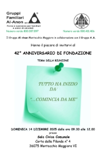 42° Anniversario Gruppo Montecchio Maggiore 2025