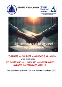 38° Anniversario Gruppo "Valsugana" 2026