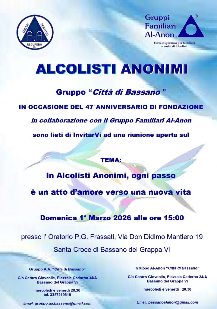 47° Anniversario  Gruppo "Città di Bassano" 2026