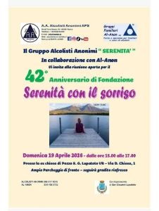 42° Anniversario di Fondazione Gruppo A.A. "SERENITA'" S. Giovanni Lupatoto -Riunione Aperta